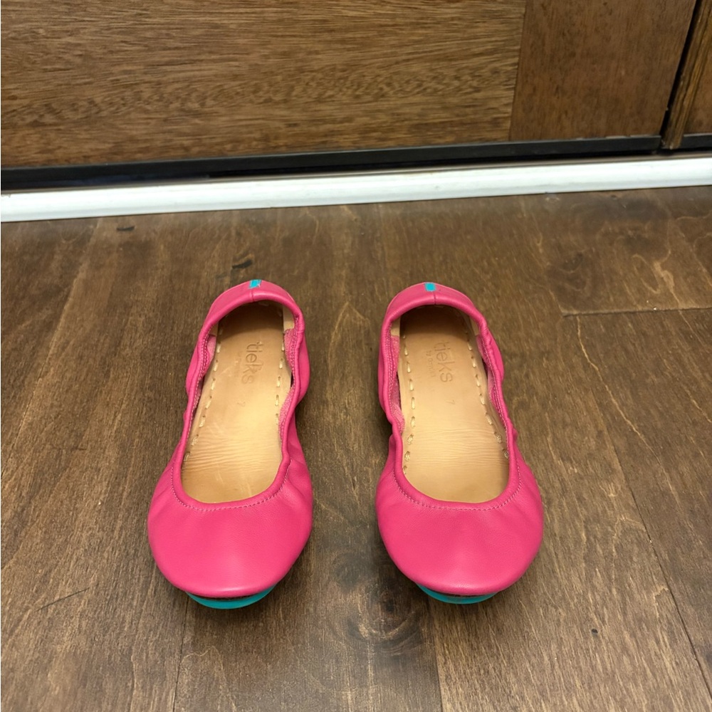 Tieks Pink Flats